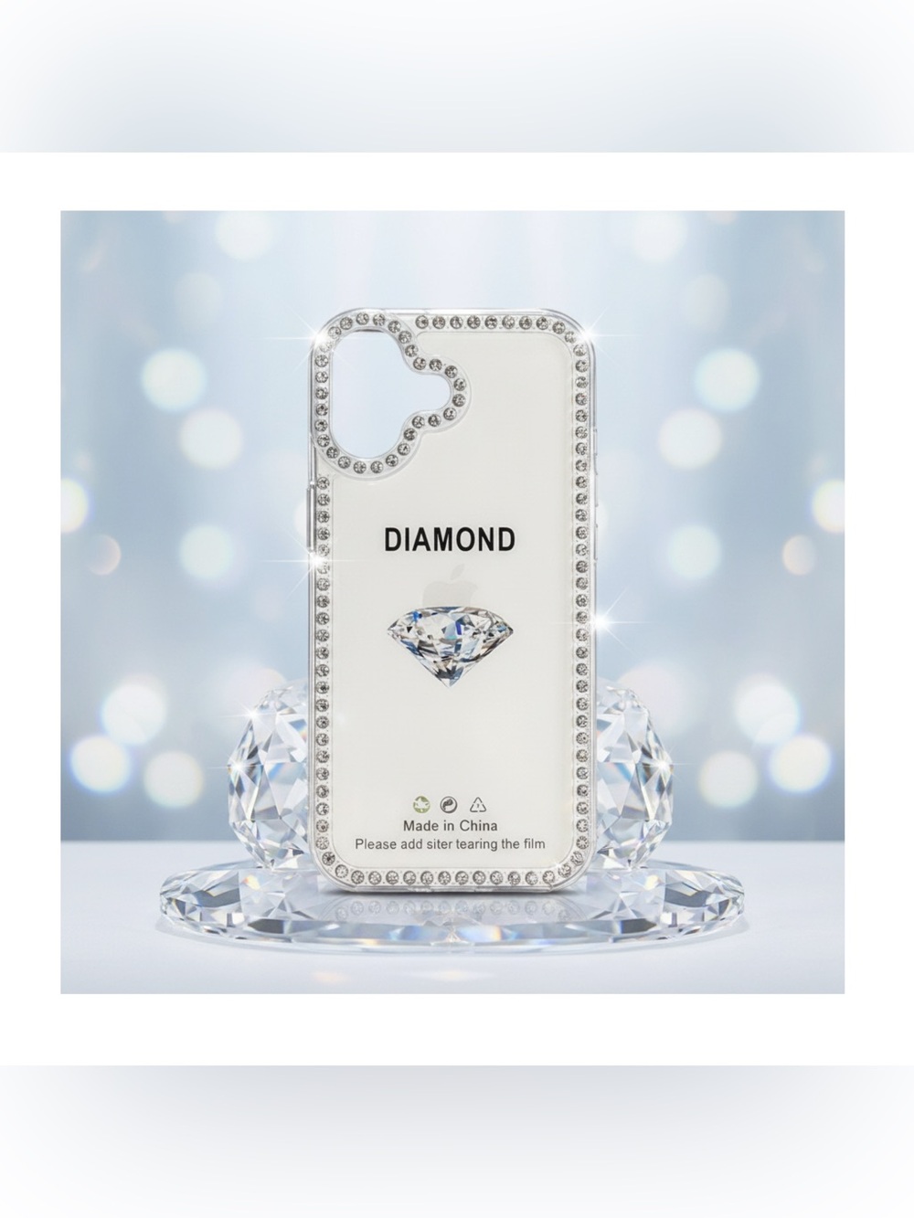 💎🆕💎 Diamond Supply Company Clear IPhone 17 Case with Rhinestone Accents